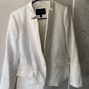 White Banana Republic lined blazer